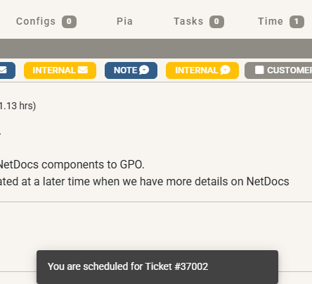 Auto-Acknowledge Ticket Schedules