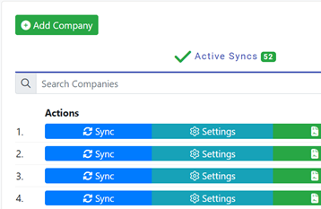 Search Existing Syncs