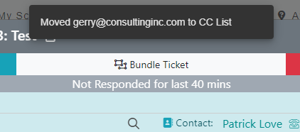 Move Email to CC List on CatchAll Change