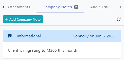 Company Notes