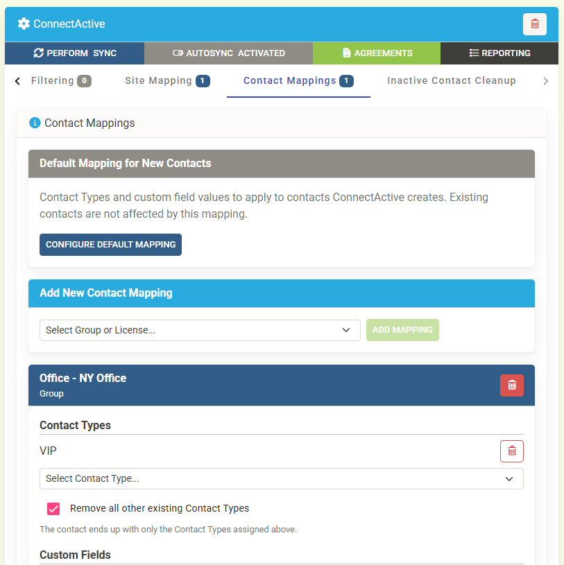Contact Mappings