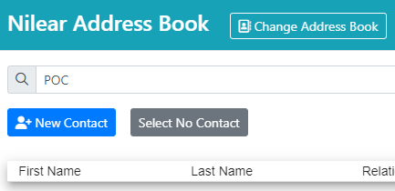 Contact Types included in Address Book Lookup
