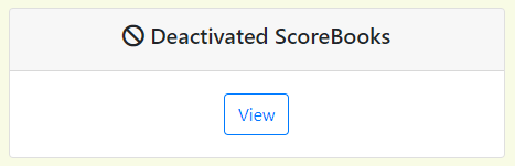 Deactivate ScoreBooks