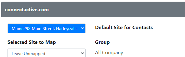 Default Site for Contact