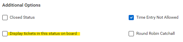 Display Ticket Status Image