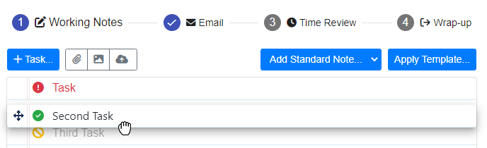 Reorder Notes/Images with Drag-n-Drop