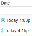 Tickets and My Queue Schedule Firm/Shiftable Indicator
