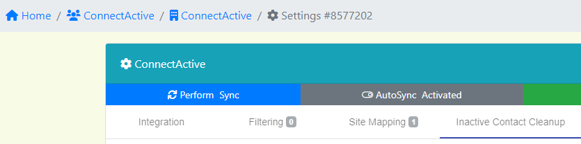 Inactive Contact Cleanup