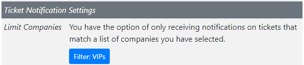 Limit Notifications by Company List for Nilear Live