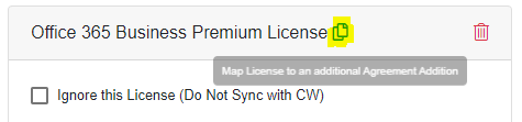 Map Same Group/License/OU to Multiple Agreement Additions