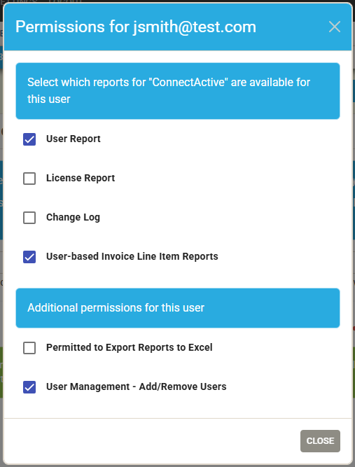 Client Access to ConnectActive Reports via MyUserList.com
