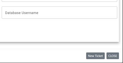 New Ticket from Config