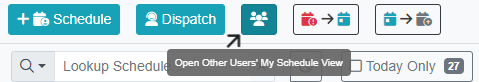 Open Others' My Schedule View