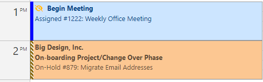 Project Schedule Color Coding