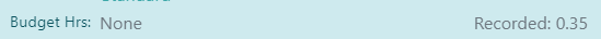 Actual Hours Replaced with Recorded Hours