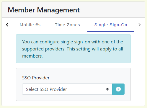 Single Sign-On Now Available
