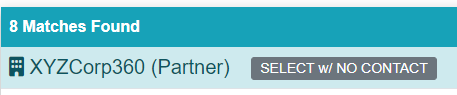 Select with No Contact