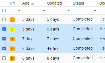Use Shift-Key to Select Range