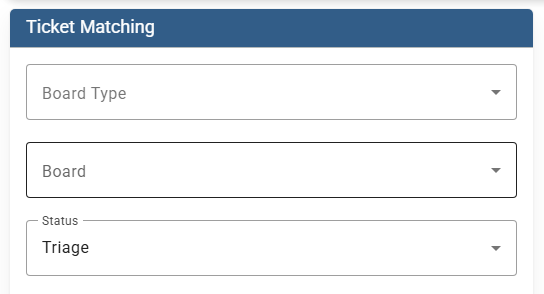 Targeting Rule Ticket Status Matching