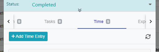Time Tab for Tickets/Activities