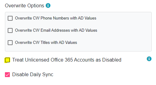 Treat Unlicensed Office 365 Accounts as Disabled