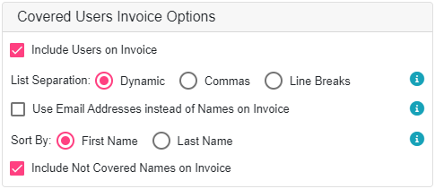 User List Options Image